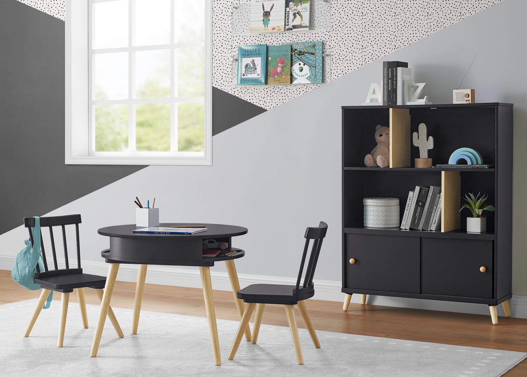 Midnight Grey with Natural (1372)