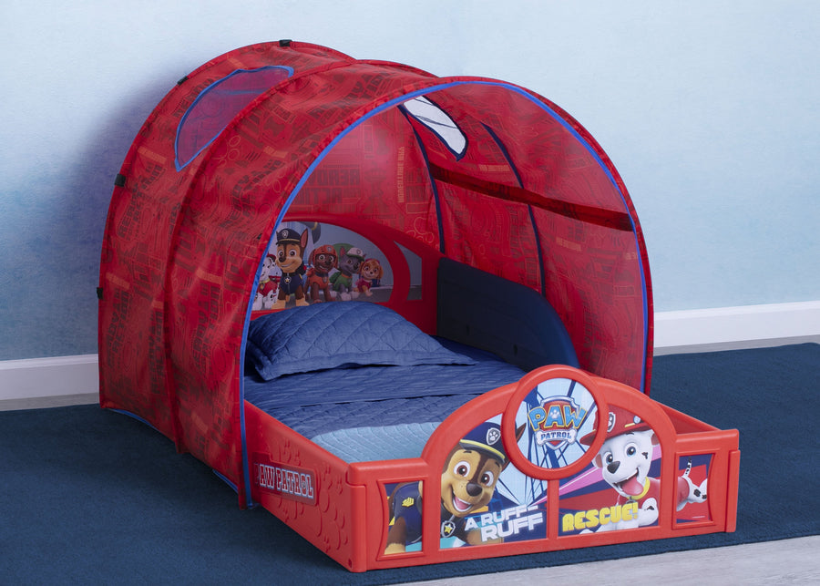 Paw Patrol (1121) 1-PAW Patrol Sleep and Play Toddler Bed with Tent
