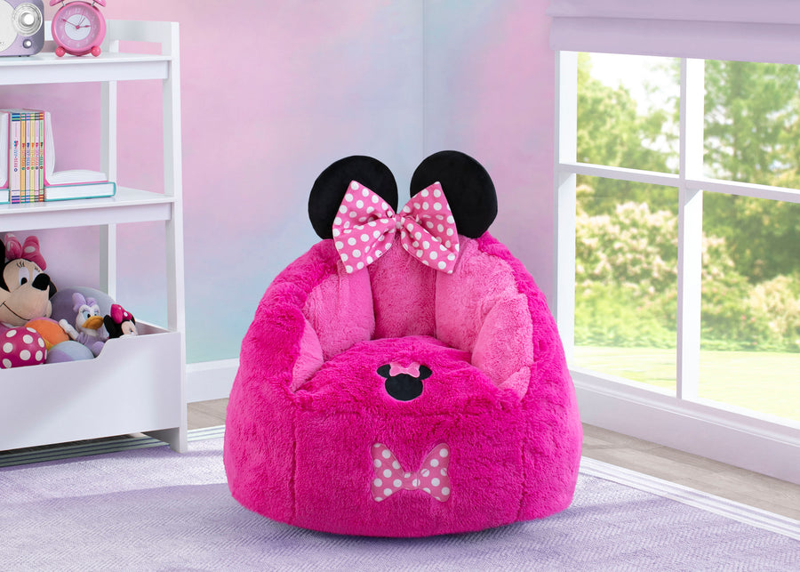 Minnie Mouse (1063) 1-Minnie Mouse Cozee Figural Chair, Toddler Size (for Kids Up to 6 Years Old)