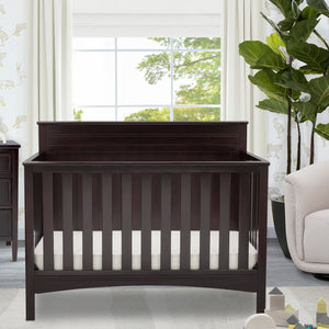 Dark Chocolate (207) 10-Fancy 4-in-1 Convertible Crib