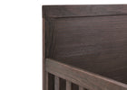 Rustic Grey with Matte Black (1469) 16-Foundry 6-in-1 Convertible Crib