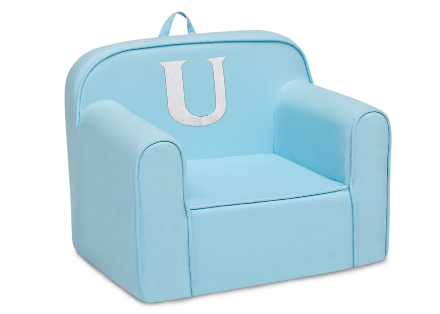 U 83-Personalized Monogram Light Blue Cozee Chair