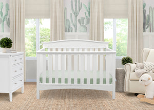 Bianca White (130) 2-Baker 4-in-1 Convertible Crib