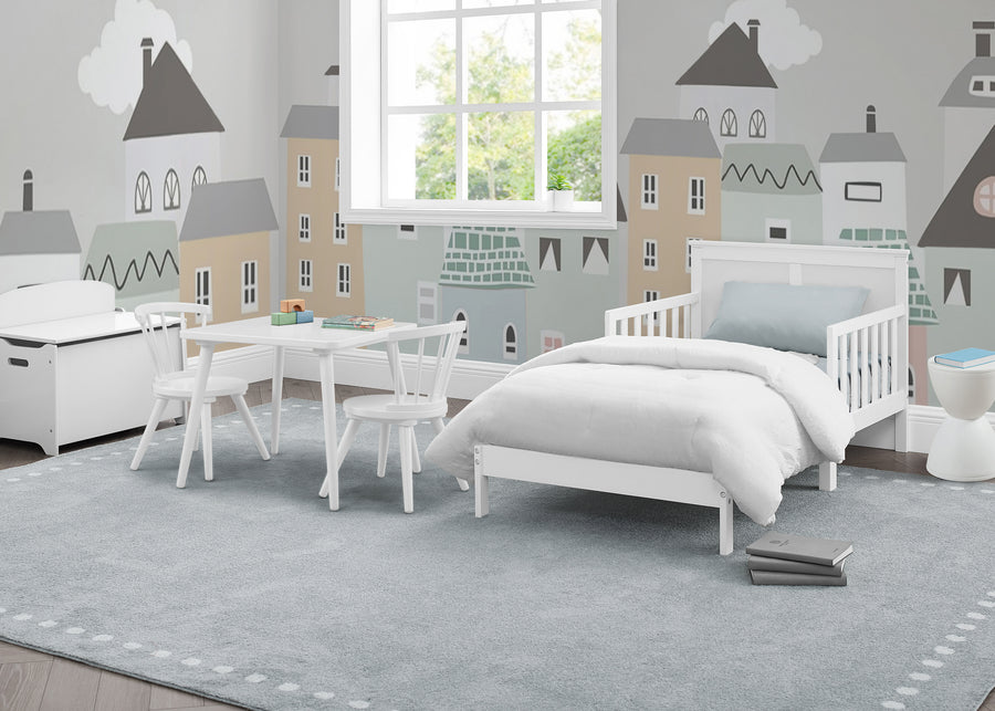 Bianca White (130) 5-Collins Wood Toddler Bed