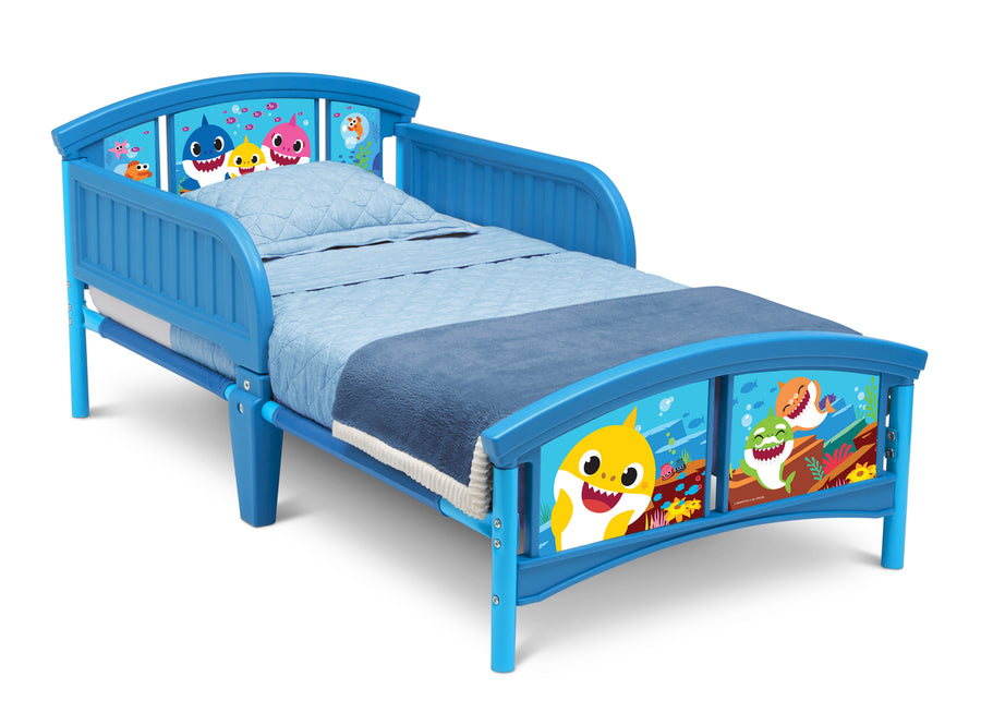 Baby Shark (1127) 2-Baby Shark Plastic Toddler Bed