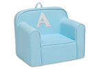 A 3-Personalized Monogram Light Blue Cozee Chair