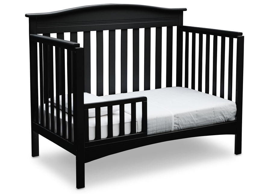 Black (001) 4-Baker 4-in-1 Convertible Crib