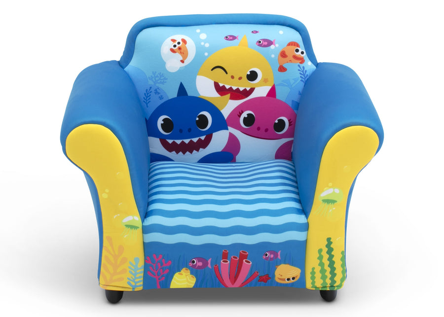 Baby Shark (1127) 2-Baby Shark Upholstered Chair with Sculpted Plastic Frame