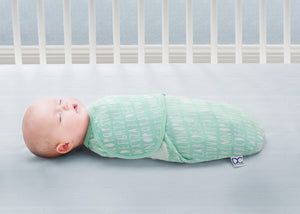 Unisex (5005) 2-Little Lambs Adjustable Swaddle Wrap - Size Small/Medium, Fits Babies 0-3 Months/7-14 lbs.