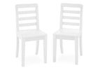 Bianca White (130) 22-Gateway Table & 2 Chair Set