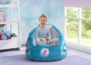 Frozen 2 (1097) 0-Frozen Cozee Fluffy Chair, Toddler Size (for Kids Up to 6 Years Old)
