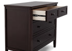 Dark Chocolate (207) 12-Epic 3 Drawer Dresser with Interlocking Drawers