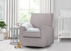 Dove Grey (034) 1-Ava Upholstered Glider