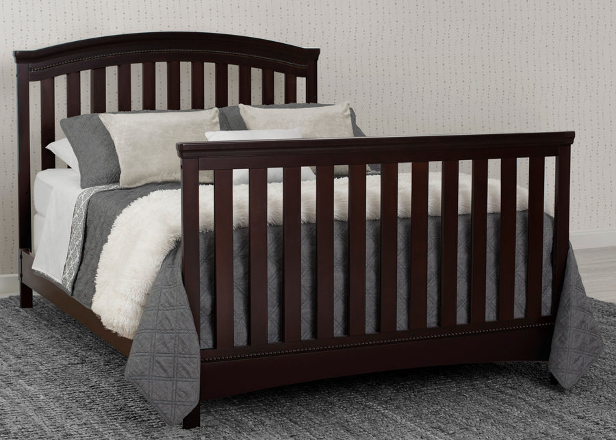 Dark Chocolate (207) 2-Emerson 4-in-1 Convertible Baby Crib