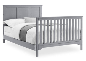 Textured Grey (1450) 25-Sweet Beginnings Sage Flat Top 6-in-1 Convertible Crib