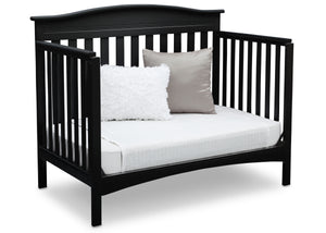 Black (001) 8-Baker 4-in-1 Convertible Crib