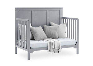 Textured Grey (1450) 24-Sweet Beginnings Sage Flat Top 6-in-1 Convertible Crib