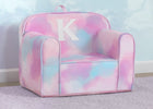 K 41-Personalized Monogram Tie-Dye Cozee Chair