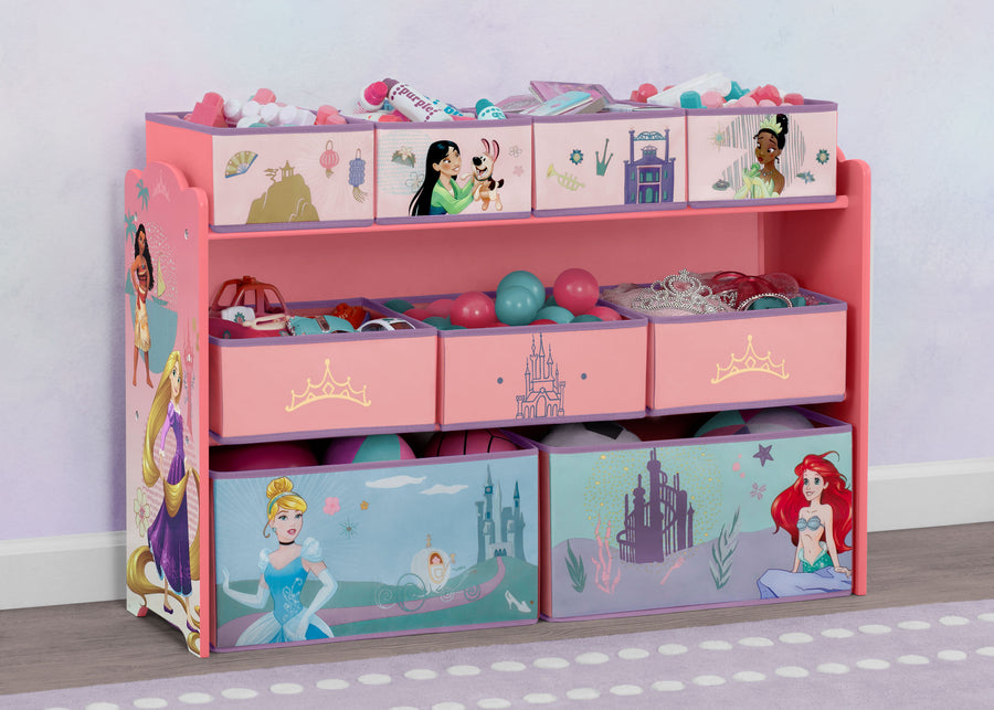 Disney Princess (1038) 1-Princess Deluxe 9 Bin Design and Store Toy Organizer