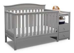 Grey (026) 10-Birkley Convertible Crib and Changer