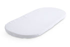 White (100) 2-Fitted Bassinet Sheet Set, 2-Pack - Compatible with the Following Delta Children Bassinet: 25402