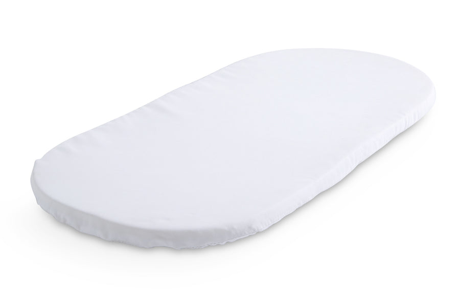 White (100) 2-Fitted Bassinet Sheet Set, 2-Pack - Compatible with the Following Delta Children Bassinet: 25402