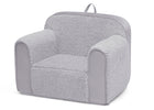 Grey Sherpa with Grey Suede (5048) 4-Cozee Sherpa and Suede Chair for Kids