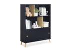 Midnight Grey with Natural (1372) 6-Hudson Bookcase