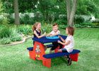 Paw Patrol (1121) 1-PAW Patrol 4 Seat Activity Picnic Table with LEGO Compatible Tabletop