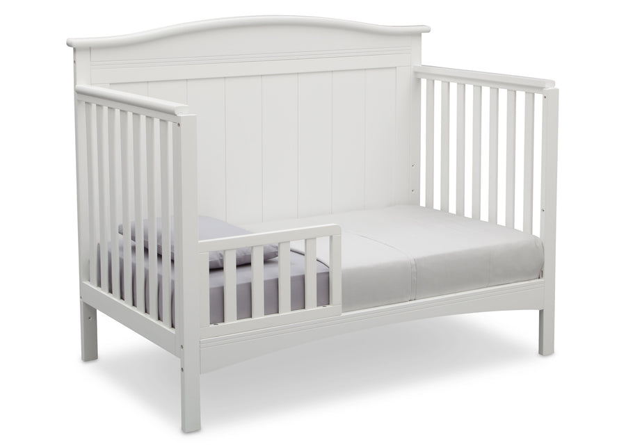 Bianca White (130) 9-Bennett 4-in-1 Convertible Crib