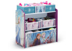 Frozen 2 (1097) 4-Disney Frozen II 4-Piece Playroom Solution  – Set Includes Table and 2 Chairs and 6-Bin Toy Organizer