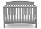 Grey (026) 15-Baker 4-in-1 Convertible Crib