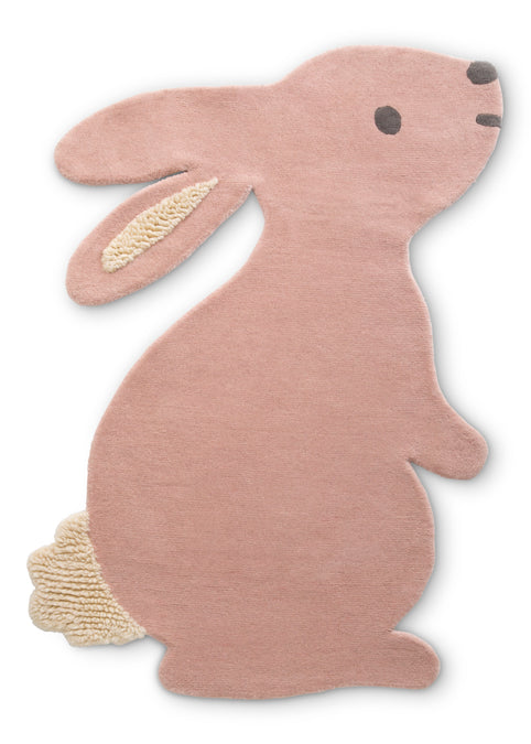 Assorted (999) 2-Hand-Tufted 100% Wool Bunny Rug