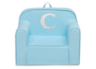 C 10-Personalized Monogram Light Blue Cozee Chair