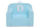 D 14-Personalized Monogram Light Blue Cozee Chair