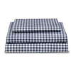 DCB: Navy Gingham (3220) 5-Navy Gingham 3-Piece Twin Sheet Set