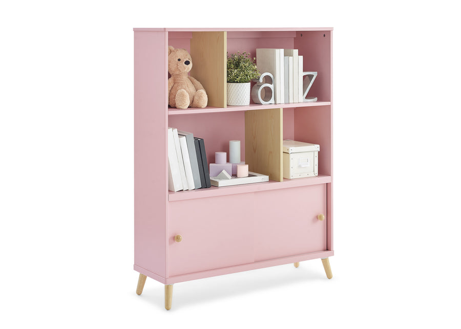 Blush Pink with Natural  (1380) 11-Hudson Bookcase