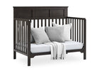 Stone Grey (1456) 22-Sweet Beginnings Hart Flat Top 6-in-1 Convertible Crib