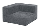 Grey Suede (5000) 2-Cozee Corner Chair