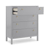 Grey (026) 12-Remy 4 Drawer Chest