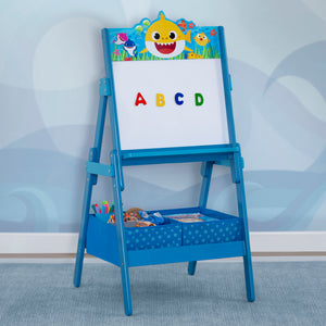 Baby Shark (1127) 17-Baby Shark Wooden Activity Easel with Storage