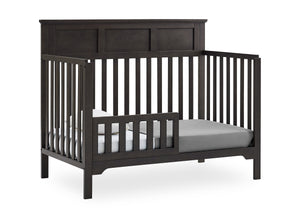 Stone Grey (1456) 14-Sweet Beginnings Hart Flat Top 6-in-1 Convertible Crib