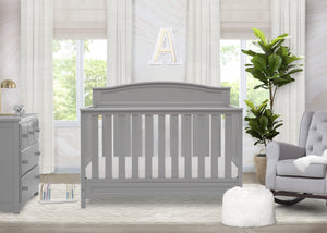 Grey (026) 0-Emery Deluxe 6-in-1 Convertible Crib