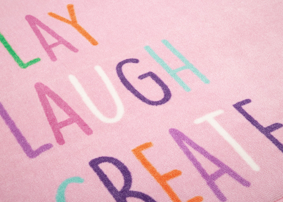 Play Laugh Create (3025) 3-Play/Laugh/Create Rectangle Area Rug for Kids, 39-Inch x 59-Inch