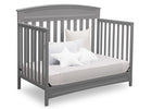 Grey (026) 12-Lila 5-in-1 Convertible Crib