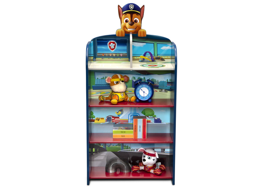 Paw Patrol (1121) 2-PAW Patrol Wooden Playhouse 4-Shelf Bookcase