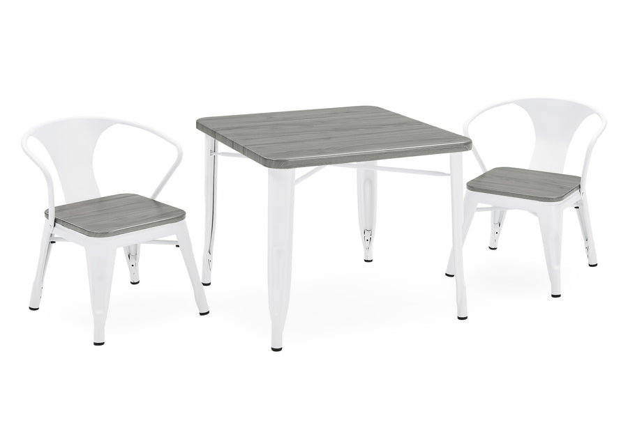 White with Grey Barnboard (153) 13-Bistro Kids Play Table (Chairs Not Included)