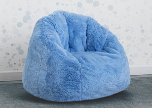 Blue (2027) 6-Cozee Fluffy Chair, Kid Size (For Kids Up To 10 Years Old)