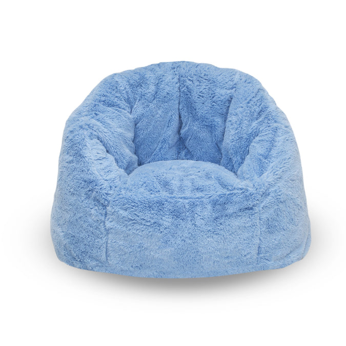 Blue (2027) 11-Cozee Fluffy Chair, Kid Size (For Kids Up To 10 Years Old)
