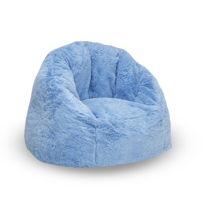 Blue (2027) 12-Cozee Fluffy Chair, Kid Size (For Kids Up To 10 Years Old)